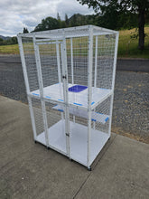 Load image into Gallery viewer, Add-on Divider with Recessed Litter Pan for Walk-in Enclosures Model 510 and 515