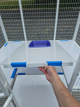 Load image into Gallery viewer, Add-on Divider with Recessed Litter Pan for Walk-in Enclosures Model 510 and 515