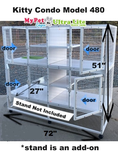 KITTY CONDO MODEL 480 – My Pet Cages