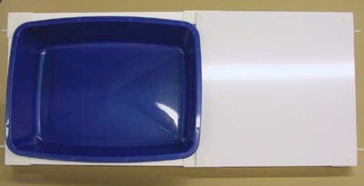 30" Litter Pan Shelf with Medium Litter Pan