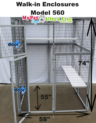 WALK-IN ENCLOSURE MODEL 560
